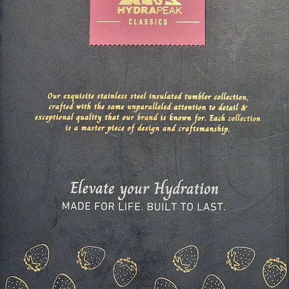 Strawberry Strawberries Hydrapeak Rhinestone Tumbler Sparkle Cup - Picture 7 of 7